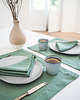 obrusy i serwetki Serwetka Lniana Heavy Linen Eucalyptus Green 2