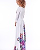 sukienki maxi damskie Suknia w kwiaty 1