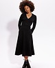 sukienki midi damskie CATHERINE DRESS czarna 4