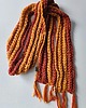 szale damskie Wełniany szal mandarynkowo pomarańczowy 3