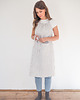 fartuchy kuchenne Lniany fartuszek classic GRAY STRIPES 5