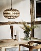 lampy wiszące Rattanowa lampa sufitowa Manisa bambus metal 1