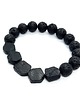 biżuteria męska Bransoleta Męska Czarna XS  Amulet 1