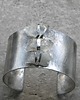 bransoletki wire wrapping Surowe akwamaryny    - BRANSOLETA MANKIET - CUFF 1