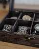 akcesoria - inne Drewniane pudełko na zegarki 2