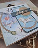 kartki scrapbooking Kartka na baby shower chłopca (w pudełku) 1