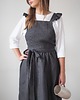 fartuchy kuchenne Lniany fartuszek retro CHARCOAL 5