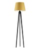 lampy podłogowe Drewniana lampa stojąca na trójnogu do salonu CURACAO 6