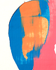 obrazy Obraz abstrakcja w ramce 27x27. Peaches 2