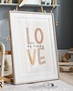 obrazy i plakaty do pokoju dziecięcego Plakat Love P17 1