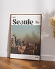 plakaty Minimalistyczny plakat Seattle USA 1