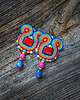 kolczyki soutache Etniczne i kolorowe kolczyki soutache 1