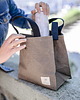torby na zakupy Lunch bag - Torba na lunch - wegańska skóra - brązowa 1