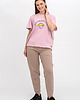 t-shirt damskie T-SHIRT DAMSKI   z nadrukiem ,, ITS A GOOD LIFE" RÓŻ 1