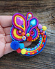 broszki Kolorowa broszka soutache 7