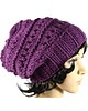 czapki damskie Czapka wrzosowa luźna długa hipster beanie 2