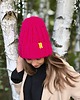 czapki damskie Wełniana czapka zimowa peruvian WOOLY wściekły róż 3