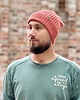 czapki damskie Czapka ściągaczowa 2w1 Unisex - Ceglana 2