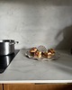 talerze, miski Ceramiczna Patera Okrągła na Ciasta Owoce Przekąski Sushi Pearl White 5