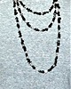 korale Długi naszyjnik Boho z onyksem i bali oryginalny prezent handmade 1