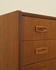 komody Komoda tekowa z szufladami, duński design lat 60. 6