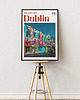 plakaty Minimalistyczny plakat Dublin Irlandia - Do salonu, sypialni, biura 1