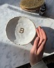 pojemniki na biżuterię Ceramiczna Miseczka Japandi na Cokole Milky Romantic 1