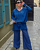 swetry damskie Sweter oversize V szmaragd 1