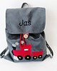 torebki, worki i plecaki dziecięce Personalizowany plecak przedszkolaka, plecak z lokomotywą, plecak z imieniem 5