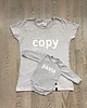 t-shirt damskie Zestaw Koszulka dla Mamy i body dla dziecka z nadrukiem COPY PASTE ROZMIAR L 1