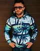 bluzy męskie Męska Bluza Expres Zamek DR.CROW Blue Beach 1