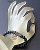 bransoletki drewniane Bransoletka  z węzłem celtyckim pentagramem i lawą. Amulet  prezent unisex 8