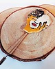 broszki Ceramiczna broszka na szpilce - Frida . Unikatowy egzemplarz, handmade. 1