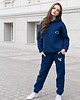spodnie dresowe damskie Bluza dresowa z kapturem 2