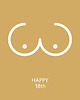 kartki okolicznościowe - wydruki BE HAPPY WOMAN Kartka Urodzinowa od PIESKOT 1