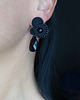 kolczyki soutache Czarne, eleganckie kolczyki sutasz 5