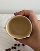 kubki Mała Czarka Espresso Perłowa Zieleń Ceramika 120 ml 4