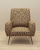 fotele Fotel wypoczynkowy, włoski design, lata 70, produkcja: Włochy 1