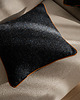 poduszki plecione GRANATOWA PODUSZKA DEKORACYJNA WOOL 45X45 2