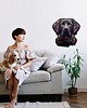 puzzle dla dzieci Puzzle drewniane PIES Labrador 418 elementów XXL 1