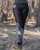legginsy Sportowe legginsy damskie z wysokim stanem GÓRY czarne XS 1
