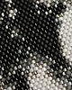 bransoletki ze szkła Śnieżna Pantera, szeroka wyplatana bransoleta, beading 5