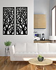 inne DEKORACYJNY, AŻUROWY PANEL ŚCIENNY, OBRAZ 3D, DRZEWA PIONOWE, 42 x 105 cm, DY 1