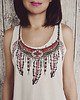 t-shirt damskie koszulka BOHO piórka 1