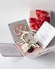 kartki scrapbooking 35 rocznica ślubu, koralowe gody, exploding box, kartka 3d 2