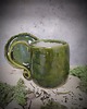 kubki Kubek ceramiczny z wiewiórką, muchomorkiem i paprociami +spodek 2