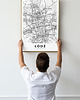 plakaty Plakat Mapa Łódź 3