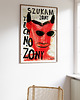 plakaty Plakat Szukam Techno Żony ilustracja poster na prezent 4