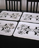 podkładki do kuchni podkładki folk.ażurowe białe 4szt. 2