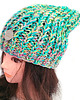 czapki damskie Czapka HandMade Zima Uniwersalna Beanie Smerfetka 2